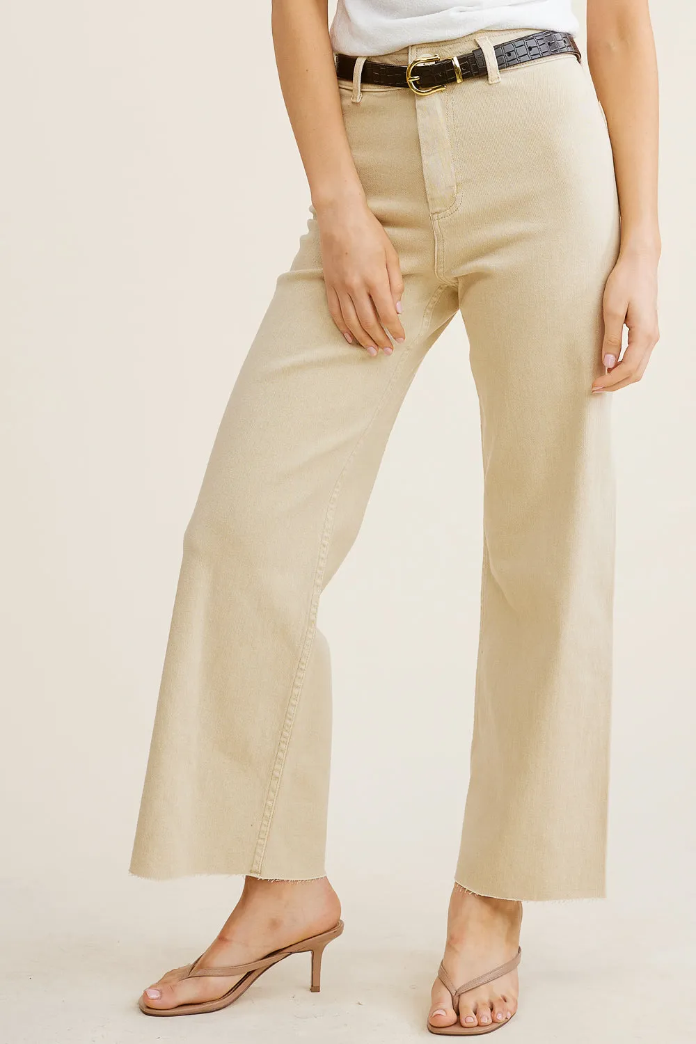 Beige Sailor Pant