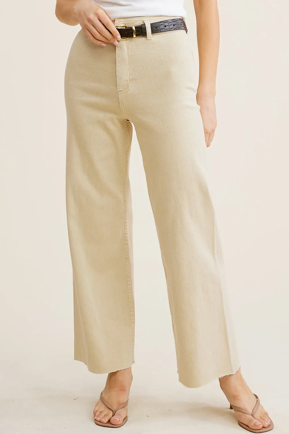 Beige Sailor Pant