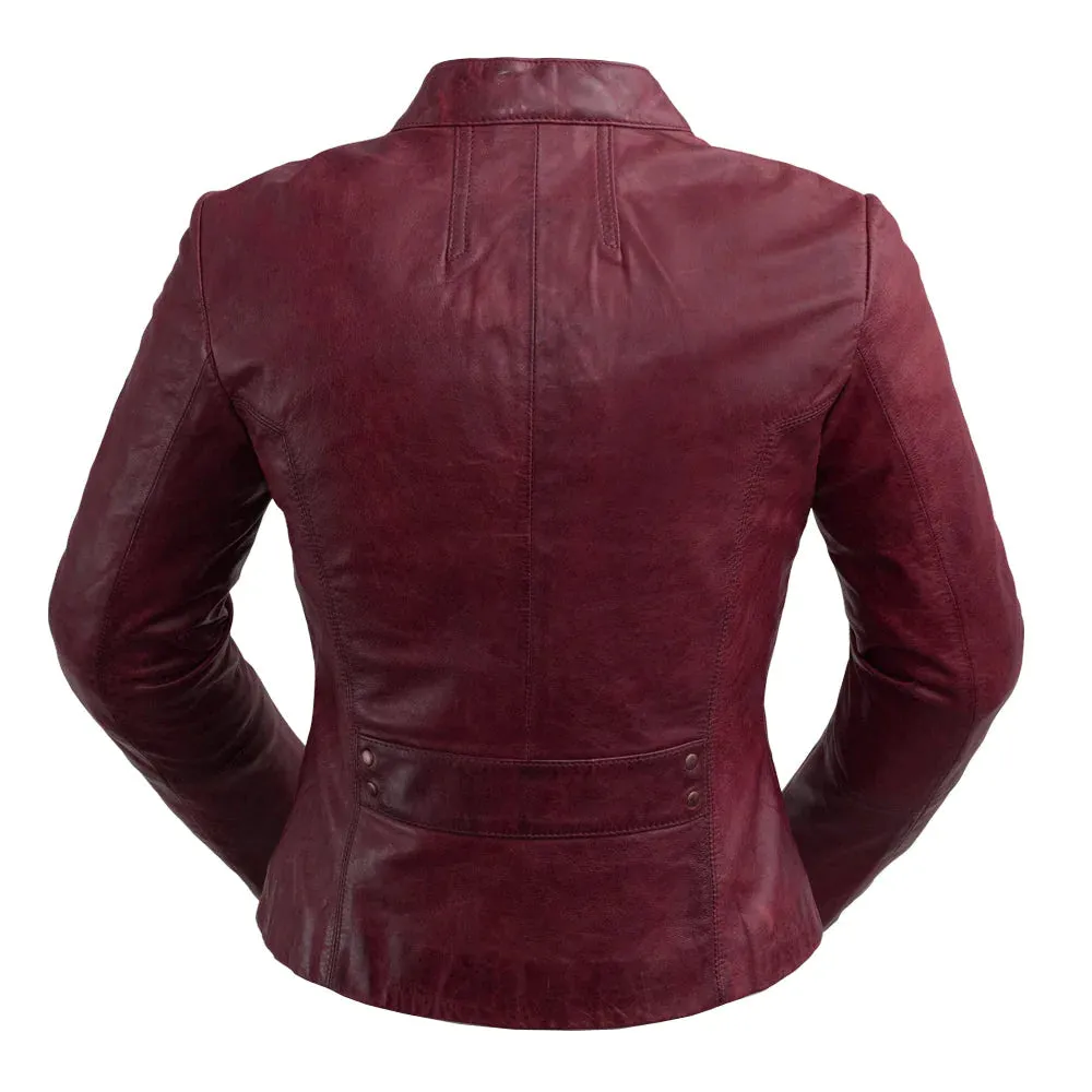Rexie Womens Fashion Leather Jacket