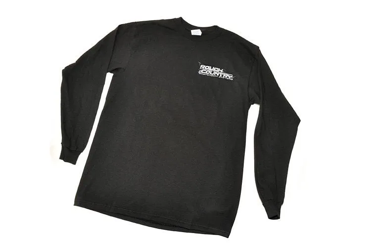 Rough Country T-shirt - Long Sleeve - Black - Size MD