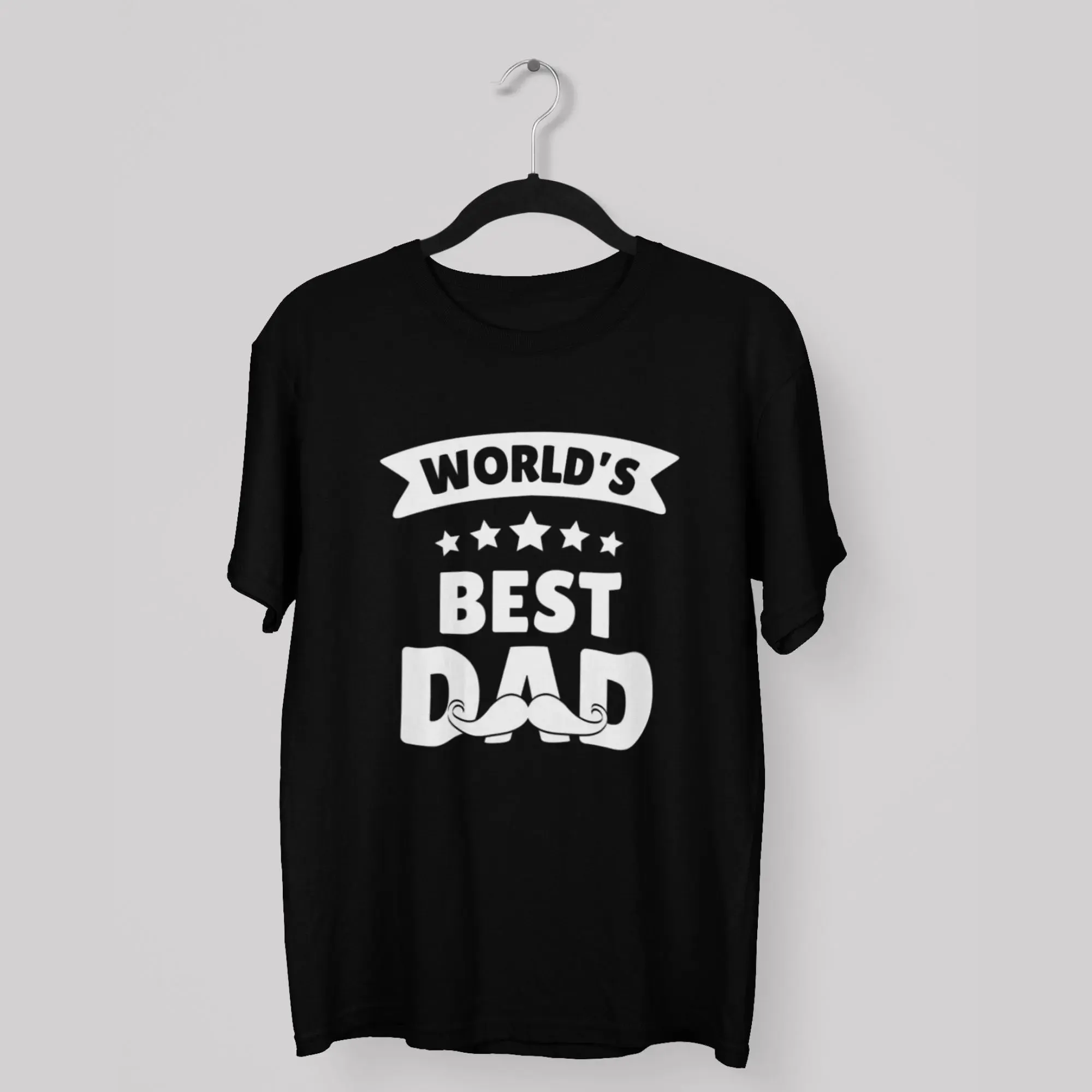 World's best Dad Unisex Round Neck Half Sleeve Classic T-Shirt